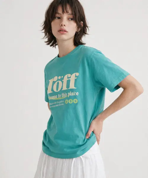 [RANDOMOFF] RÖFF TYPE PLAY T-SHIRT [MINT]