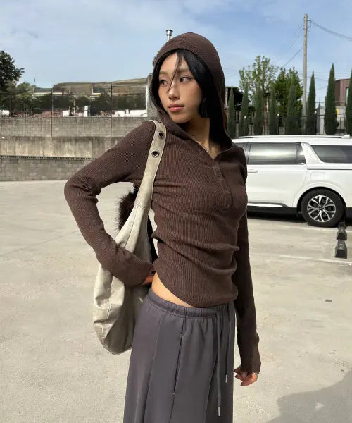 [MIXXO] Slim Hood Pullover_MIWKAG450T / 슬림 후드 풀오버_MIWKAG450T