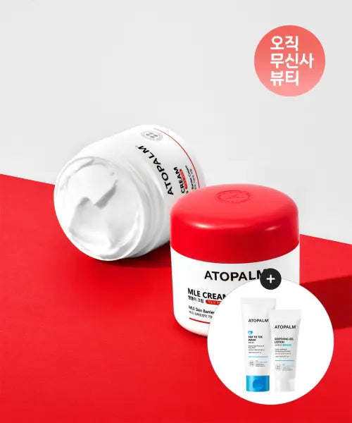 [ATOPALM] MLE Cream (Jar) / MLE 크림 (단지형) 160ML X 2개 [증정]탑투토워시100ml+수딩젤로션20ml