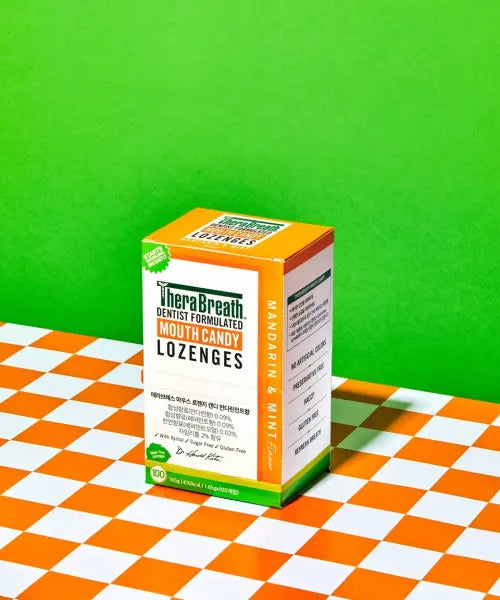 [THERA BREATH] TheraBreath MOUTH CANDY LOZENGES / 로젠지 마우스 캔디 만다린민트향 100개입