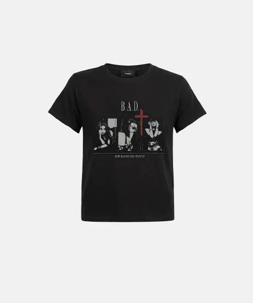 [BADBLOOD] B.A.D. Trinity Girls Short Sleeve T-Shirt - Black