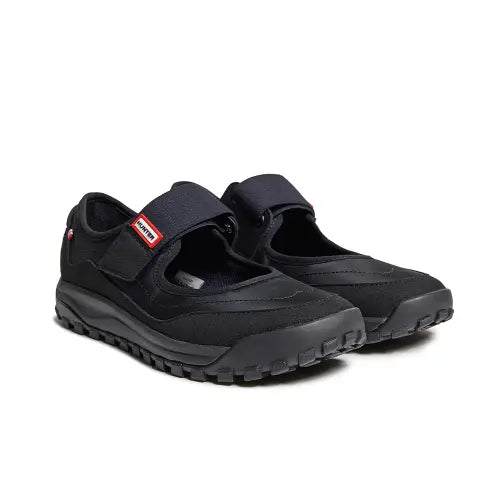 [HUNTER] Women's Travel 2.0 Ballerina Elastic Trainers - Black / [WOMEN] 트래블 2.0 발레리나 엘라스틱 트레이너 - 블랙 WFF7148RENBLK
