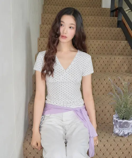 [MIXXO] Lace Short Sleeve T-shirt / 레이스 반팔 티셔츠_MIWHWG503A
