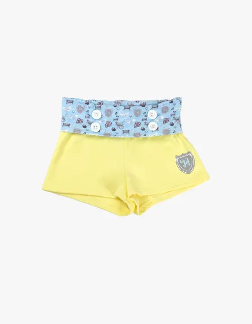 [HONKYO] Dream-like Button Layered Shorts