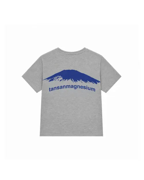 [TANSANMAGNESIUM] Mountain W Tee in Grey/Blue / 마운틴 티셔츠 (그레이/블루)