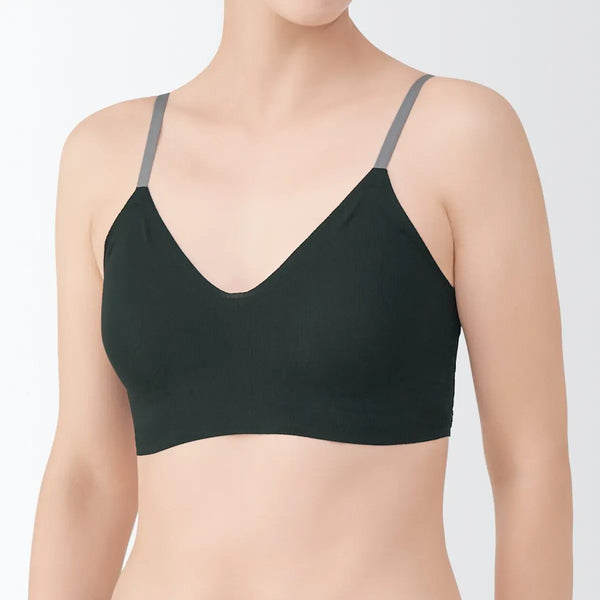 [MUJI] Soft Touch Ribbed Bra / 소프트 터치 리브 브라