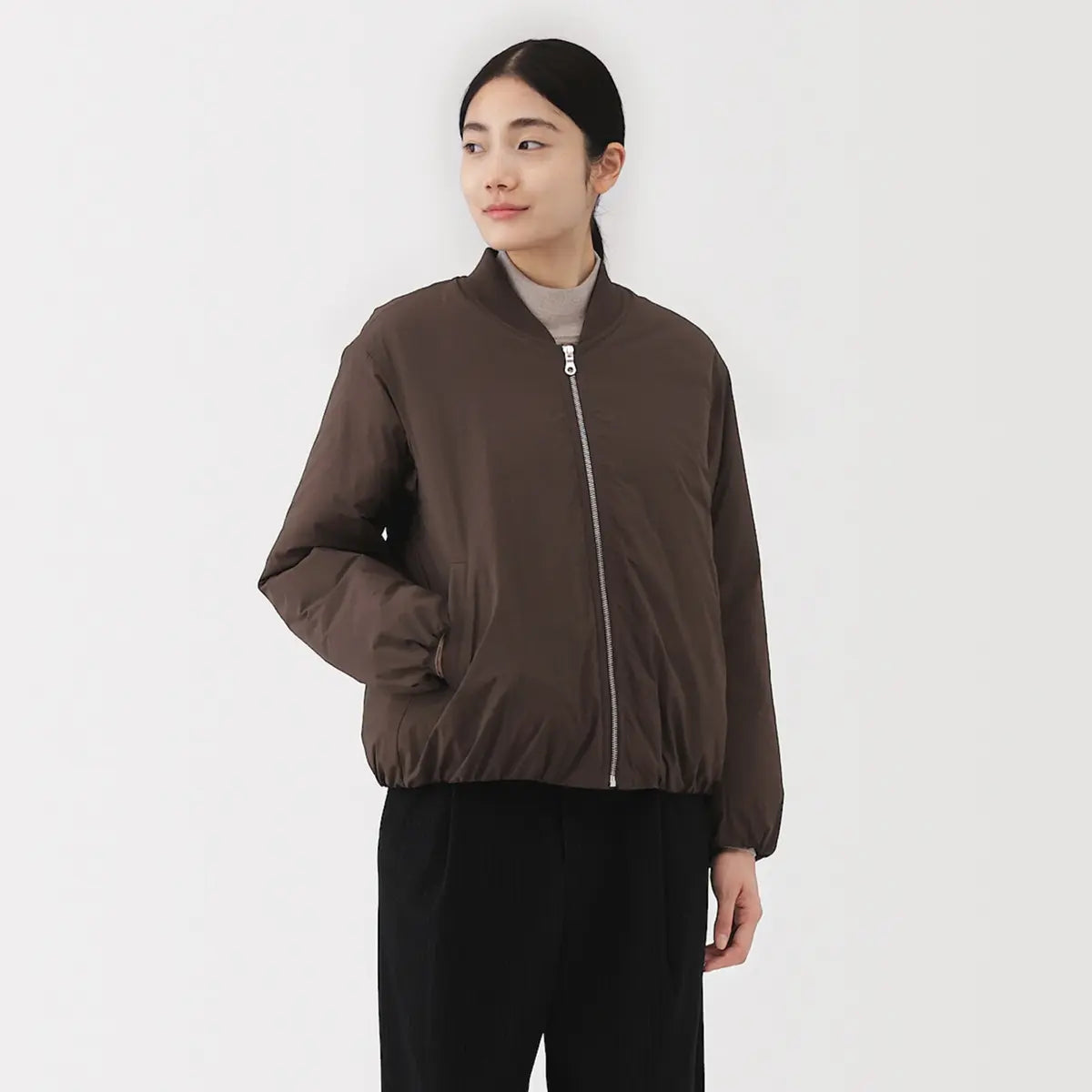 [MUJI] Water-Repellent Padded Blouson Jacket / 발수 패딩 블루종