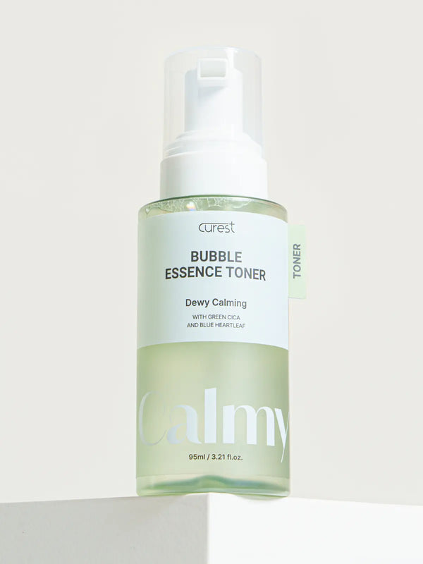 [Curerest] Curest Hydrating Soothing Bubble Essence Toner 95ml / 큐어레스트 수분진정 버블에센스토너 95 ml