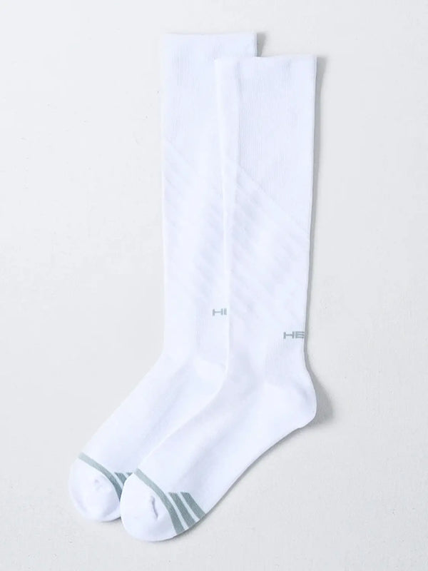 [Head] HEAD Knee High Socks White / HEAD 니삭스 화이트