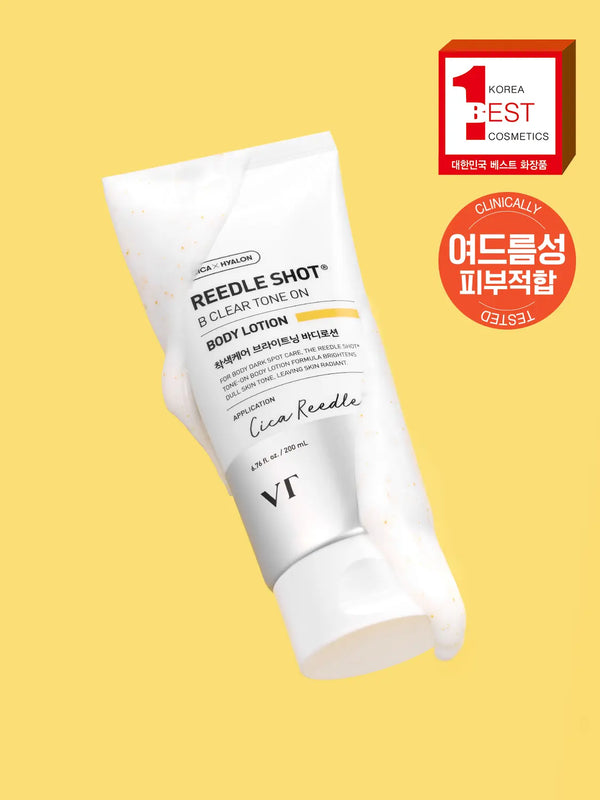 [VT] VT Reedle Shot B Clear Tone-Up Body Lotion 200ml / VT 리들샷 비 클리어 톤온 바디로션 200 ml