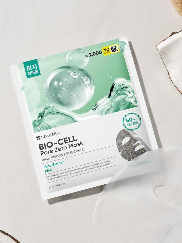 [Leaders Cosmetics] Leaders Bio-Cell Pore Zero Mask (1 Sheet) / [피지 착붙]리더스 바이오셀 포어 제로 마스크 1매