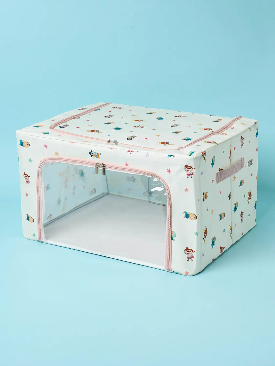 [DAISO] Crayon Shin-chan Non-woven Storage Box (66L) / 짱구 부직포 수납함 66 L 짱구와친구들