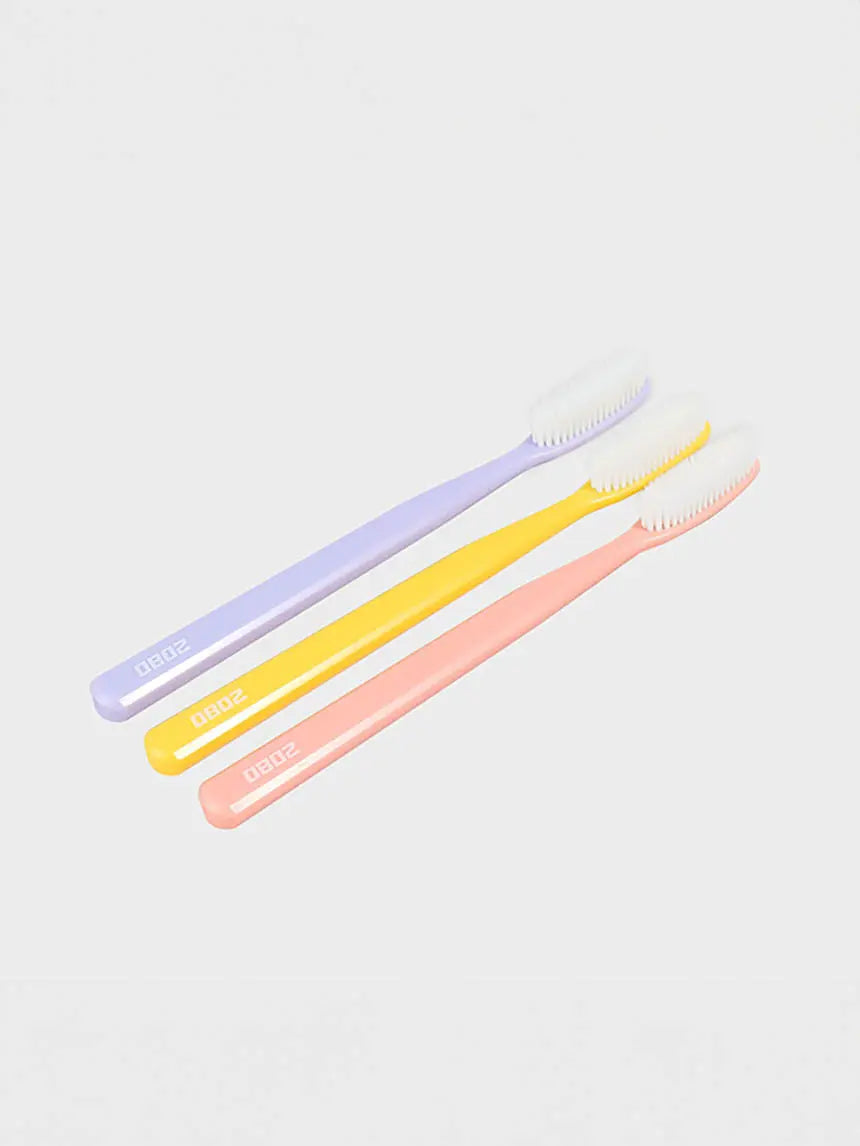 [DAISO] 2080 Soft Touch Max Toothbrush 3-Pack / 2080 소프트 터치 MAX 칫솔 3개입