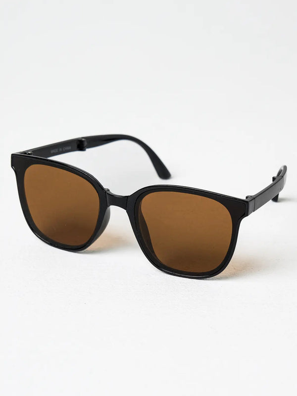 [DAISO] UV Protection Foldable Sunglasses with Case / [UV 최대 99% 차단] 케이스 포함 접이식 선글라스 오렌지
