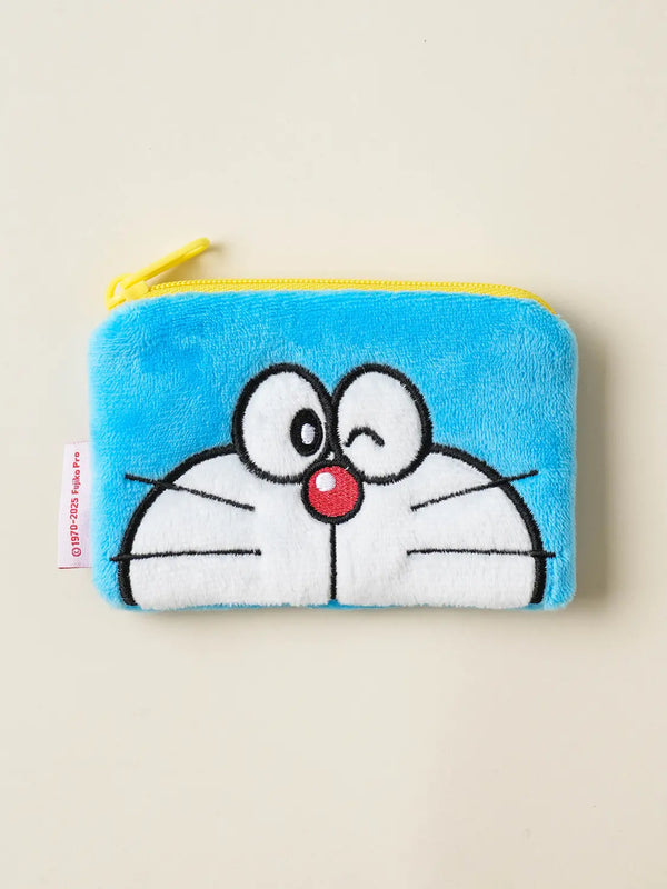 [DAISO] Doraemon Embroidery Coin Purse / 도라에몽 자수 동전 지갑 도라에몽
