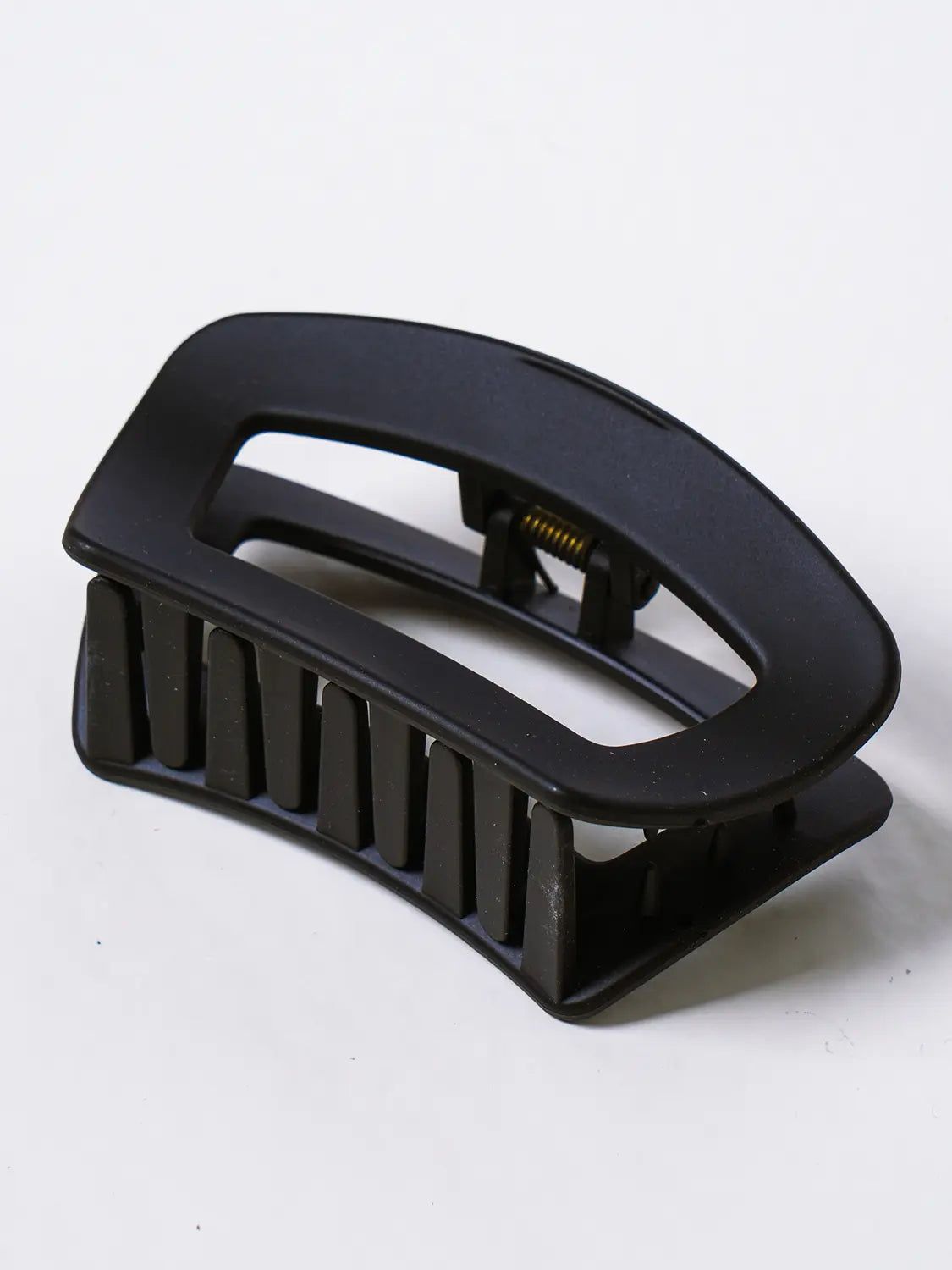 [DAISO] Matte Square Clip-on Pin - Black / 무광 사각 프레임 집게핀 블랙