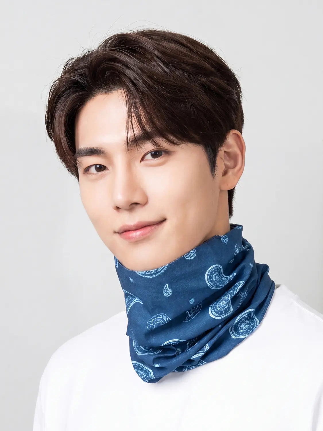 [DAISO] Summer Sport Scarf - Navy / 하절기용 스포츠 머플러 네이비