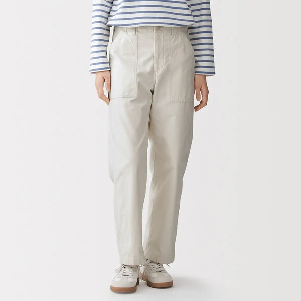 [MUJI] Washing Bag Satin Baker Pants / 워싱 백 새틴 베이커 팬츠