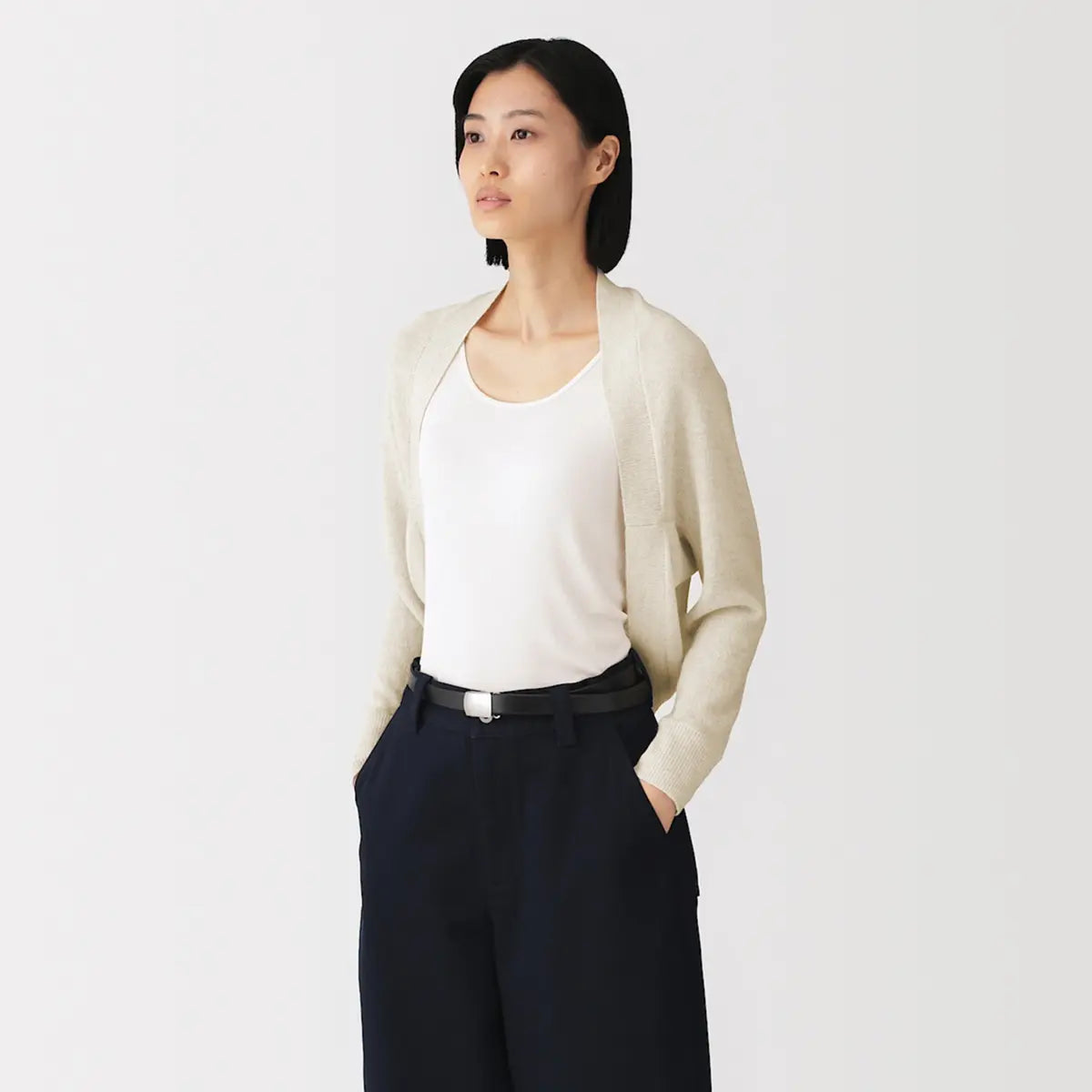 [MUJI] Lama High Gauge Bolero / 라마 하이 게이지 볼레로