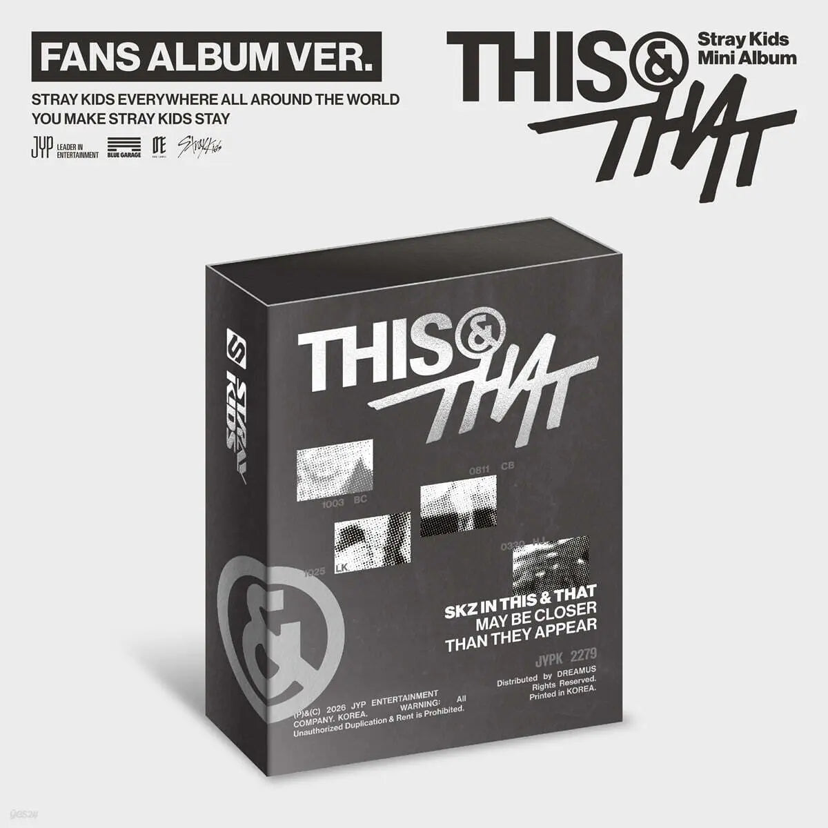 [Stray Kids] Stray Kids - THIS & THAT [Fans Album Ver.] / 스트레이 키즈 (Stray Kids) - THIS & THAT [FANS ALBUM VER.]