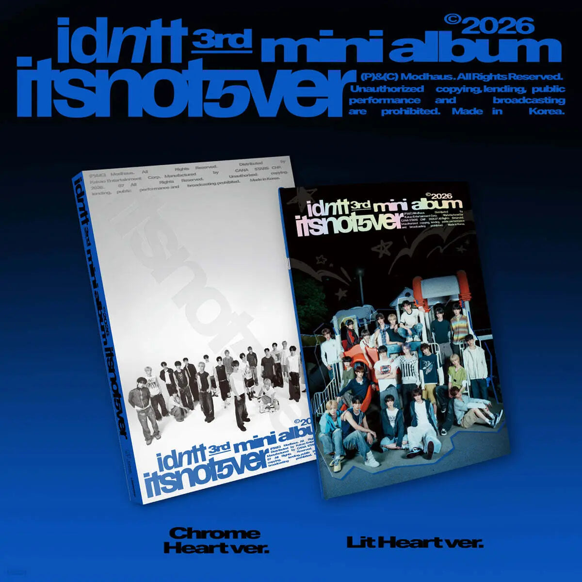 [Identity] idntt (Identity) <itsnotover> [2 Type Set] / idntt (아이덴티티) - 〈itsnotover〉 [2종 SET]