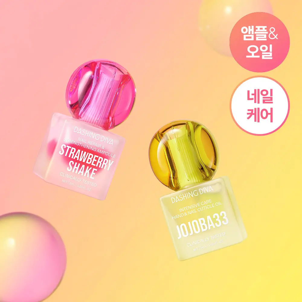 [Dashing Diva] Dashing Diva Nail Oil & Ampoule Set (2 Types) / [NEW] 데싱디바 네일 오일&앰플 2종