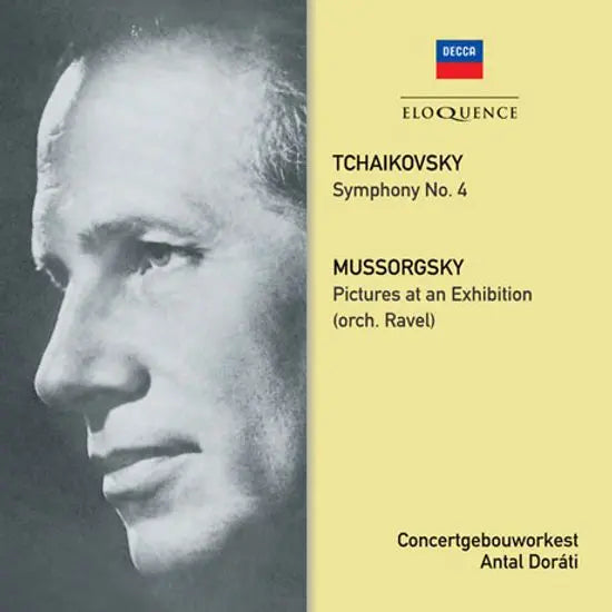 [K-Pop] Antal Doráti: Tchaikovsky Symphony No. 4 & Mussorgsky Pictures at an Exhibition (orch. Ravel) / SYMPHONY NO.4 & PICTURES AT AN EXHIBITION(ORCH. RAVEL)/ ANTAL DORATI [안탈 도라티: 차이코프스키: 교향곡 4번 & 무소르그스키: 전람회의 그림]