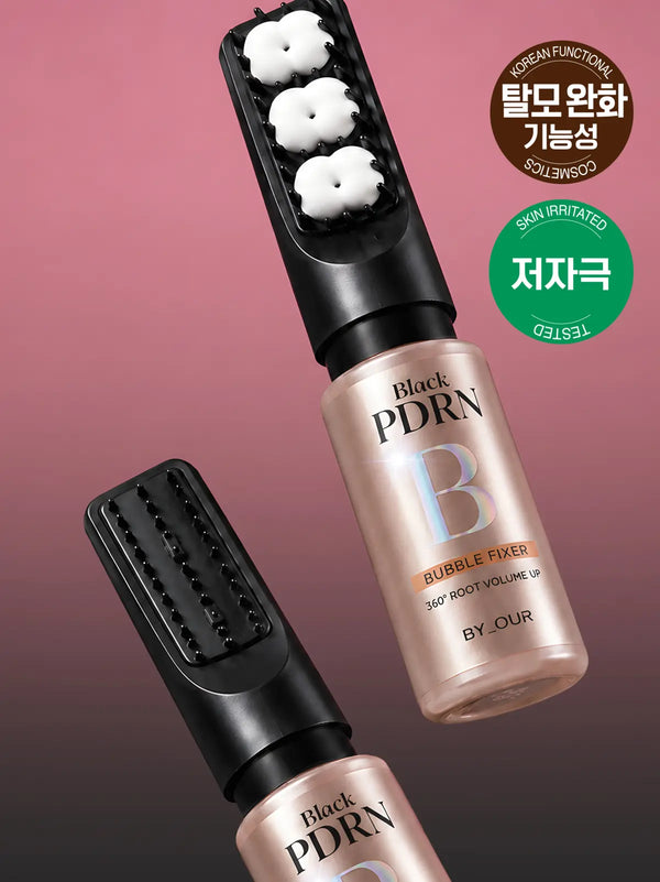 [Byouwer] Bauer 360 Volume Up Black PDRN Air Wrap Bubble Fixer 100 ml / 바이아우어 360도 볼륨업 블랙 PDRN 에어랩 버블픽서 100 ml