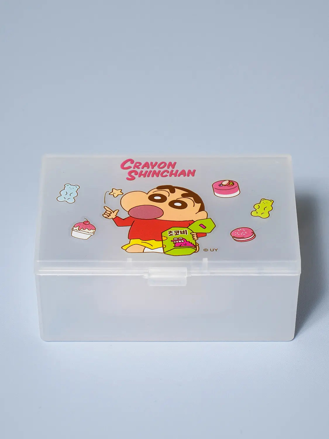 [DAISO] Crayon Shin-chan Multi-purpose Rectangular Storage Box / 짱구 다용도 직사각 보관함