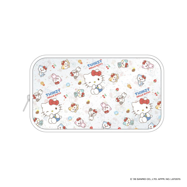 [ITZY] Glitter pouch - TWINZY×HELLO KITTY