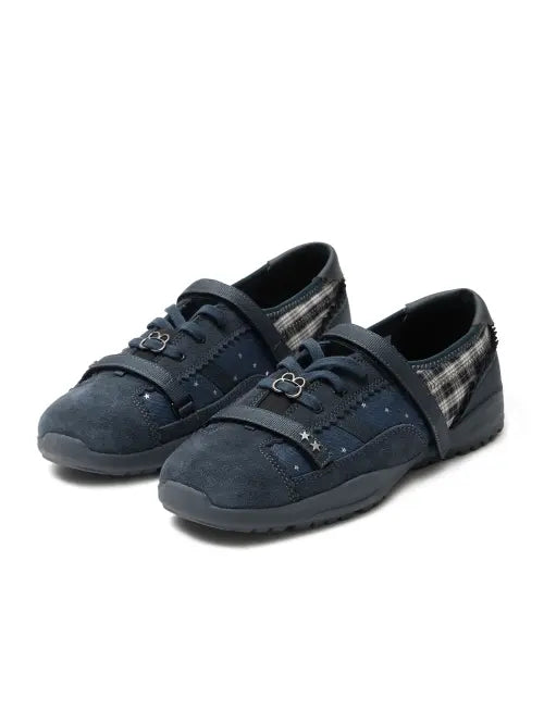 [TUOMIO] MEMENTO PATCHWORK SNEAKERS [NAVY]
