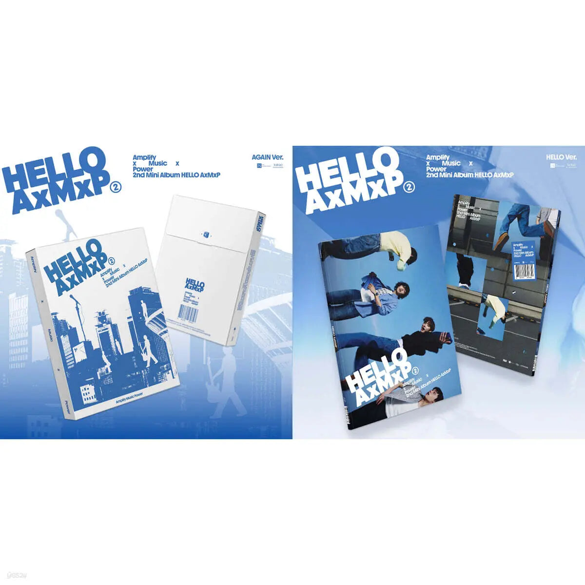 [에이엠피] AxMxP (AMP) - Mini Album 2nd : HELLO AxMxP [2 Types SET] / AxMxP (에이엠피) - 미니앨범 2집 : HELLO AxMxP [2종 SET]