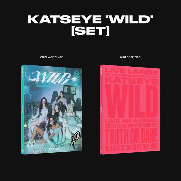 [Cat Eye] KATSEYE - WILD (2-Piece Set) / KATSEYE (캣츠아이) - WILD [2종 SET]