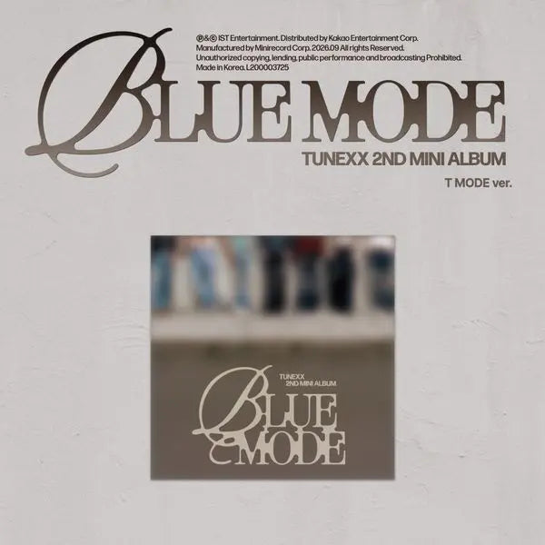 [TUNEXX] TUNEXX - 2nd Mini Album [BLUE MODE] (T MODE Ver.)
