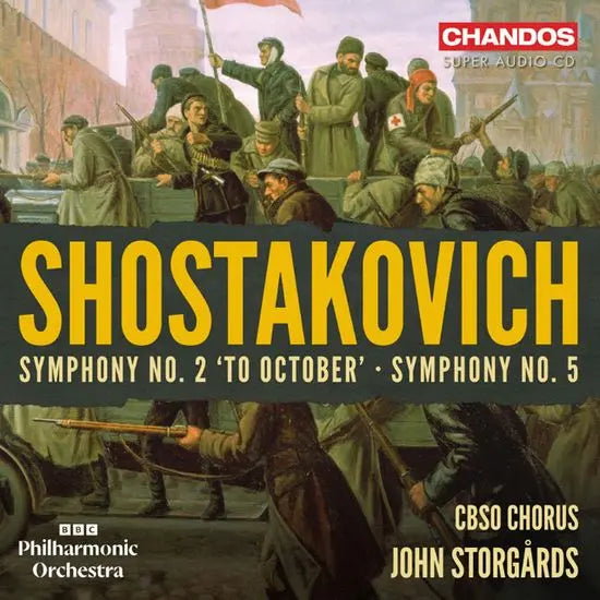 [K-Pop] Shostakovich: Symphony No. 2 Op. 14 'October', Symphony No. 5 / SYMPHONY NO. 2 `TO OCTOBER`, SYMPHONY NO. 5/ JOHN STORGARDS [쇼스타코비치: 교향곡 2번 OP.14 `10월`, 교향곡 5번 - 욘 스토르고르즈] [SACD HYBRID]