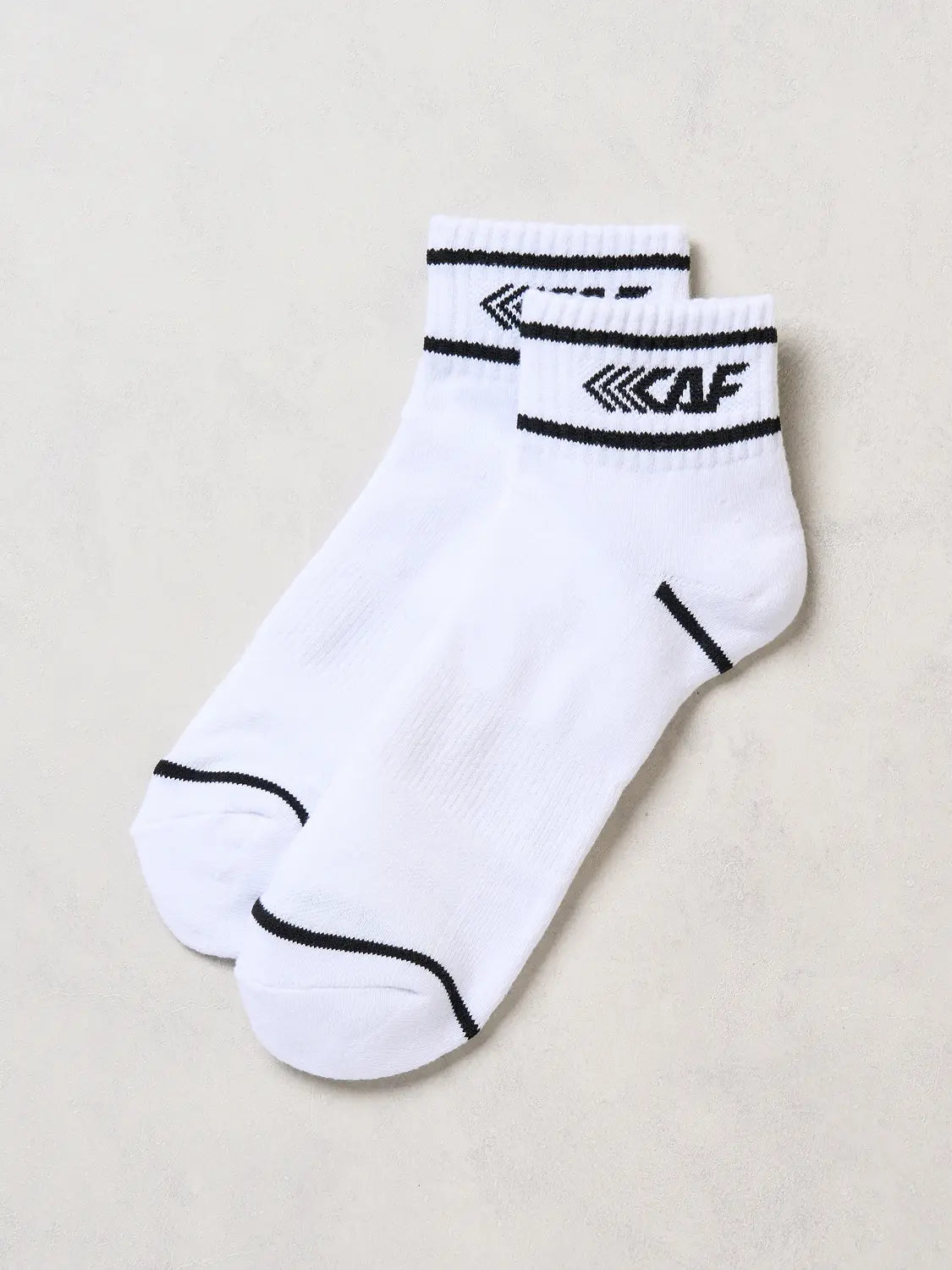 [DAISO] Lecaf Men's Ankle Socks White / 르까프 남성 파일 단목 양말 화이트