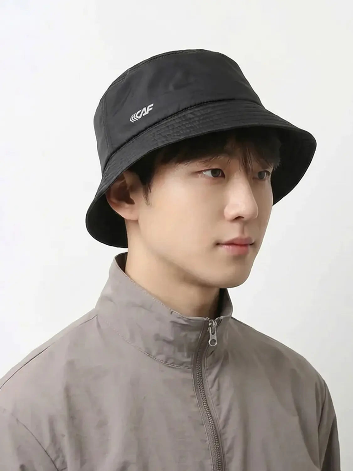 [DAISO] Lecoq Sportif Lightweight Bucket Hat Black / 르까프 경량 벙거지 블랙