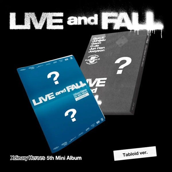 [Xdinary Heroes] 5th Mini Album LIVE and FALL (Tabloid ver.)