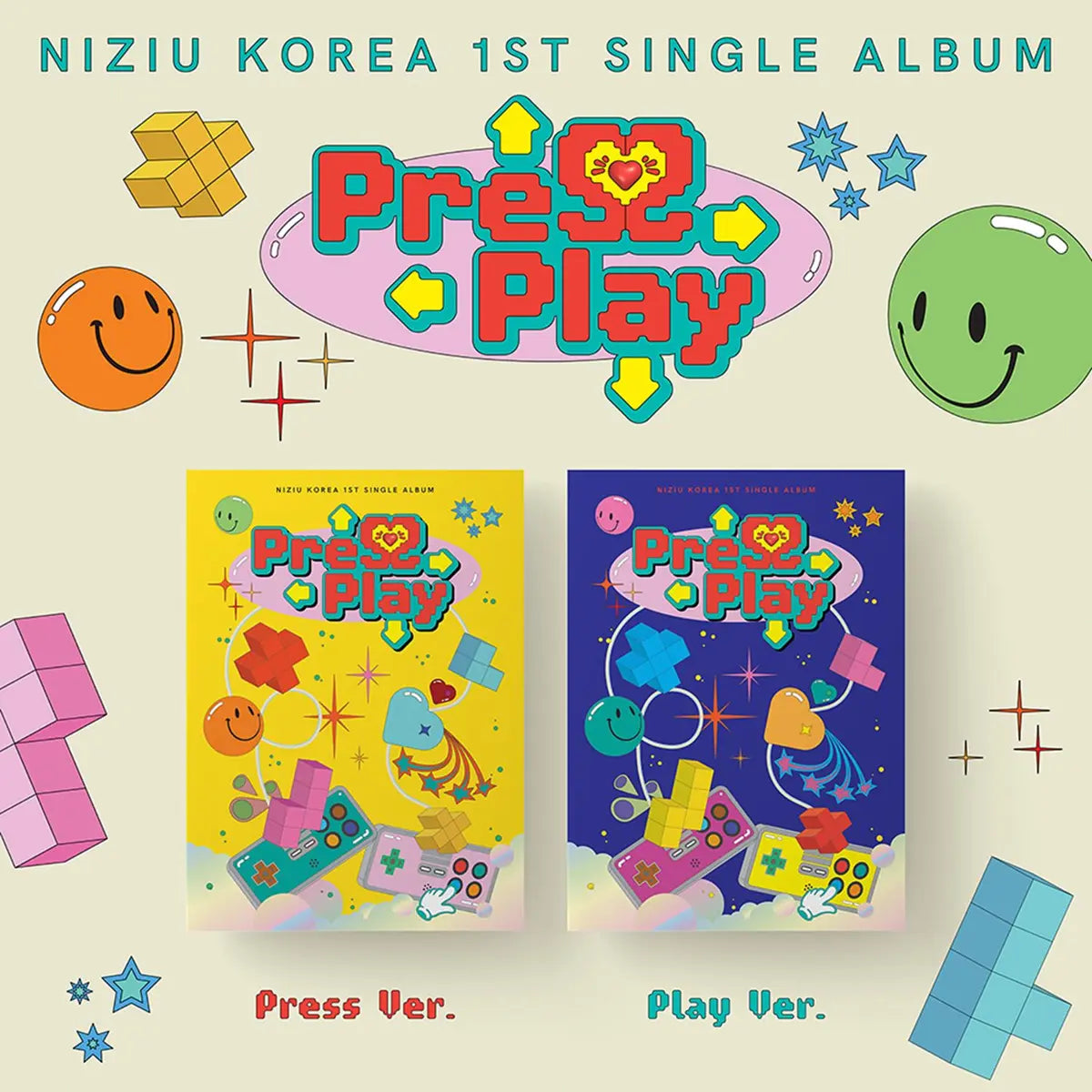 [NiziU] Korea 1st Single Album Press Play