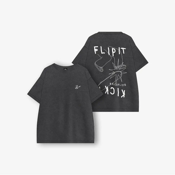 [KickFlip] T-SHIRT - [Flip it, Kick it!] POP-UP STORE
