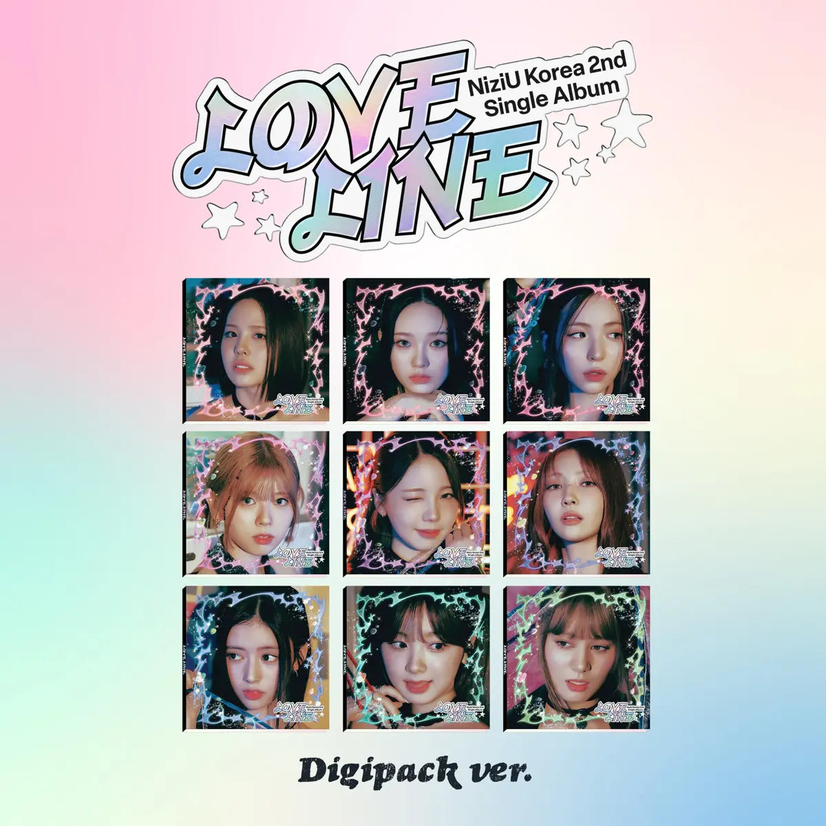 [NiziU] Korea 2nd Single LOVE LINE (Digipack ver.)