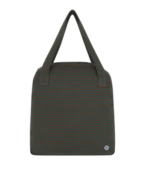 [COYSEIO 038] 038 STRIPE TOTE BAG BROWN