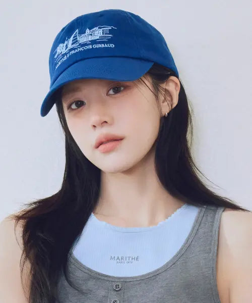 [MARITHÉ + FRANҪOIS GIRBAUD] SAILING GRAPHIC COVERED CAP dark blue
