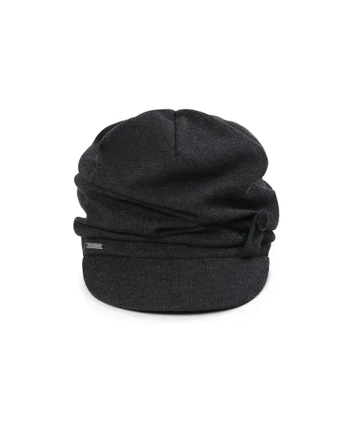 [MISEKI SEOUL] Tokyo shirring turban cap CHARCOAL