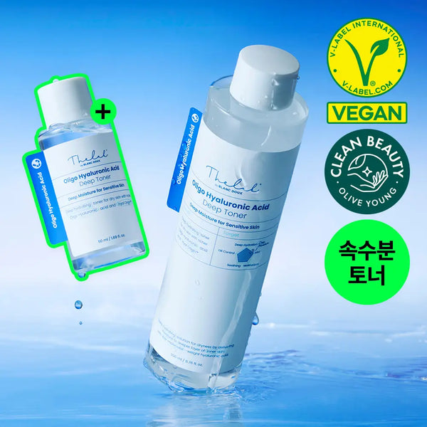 [the lab by blanc dou] The Lab Blanc Dou Low Molecular Hyaluronic Acid Deep Toner Set (200ml + 50ml) / [속보습루틴] 더랩바이블랑두 저분자 히알루론산 딥 토너 200ml + 50ml 기획