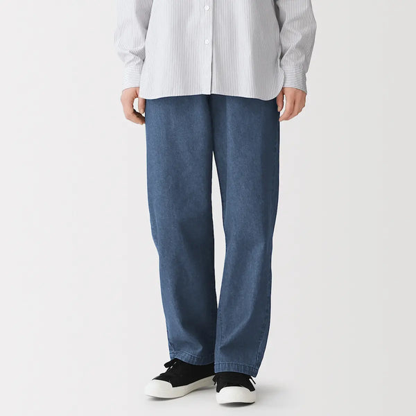 [MUJI] Washed Denim Easy Pants / 워싱 데님 이지 팬츠