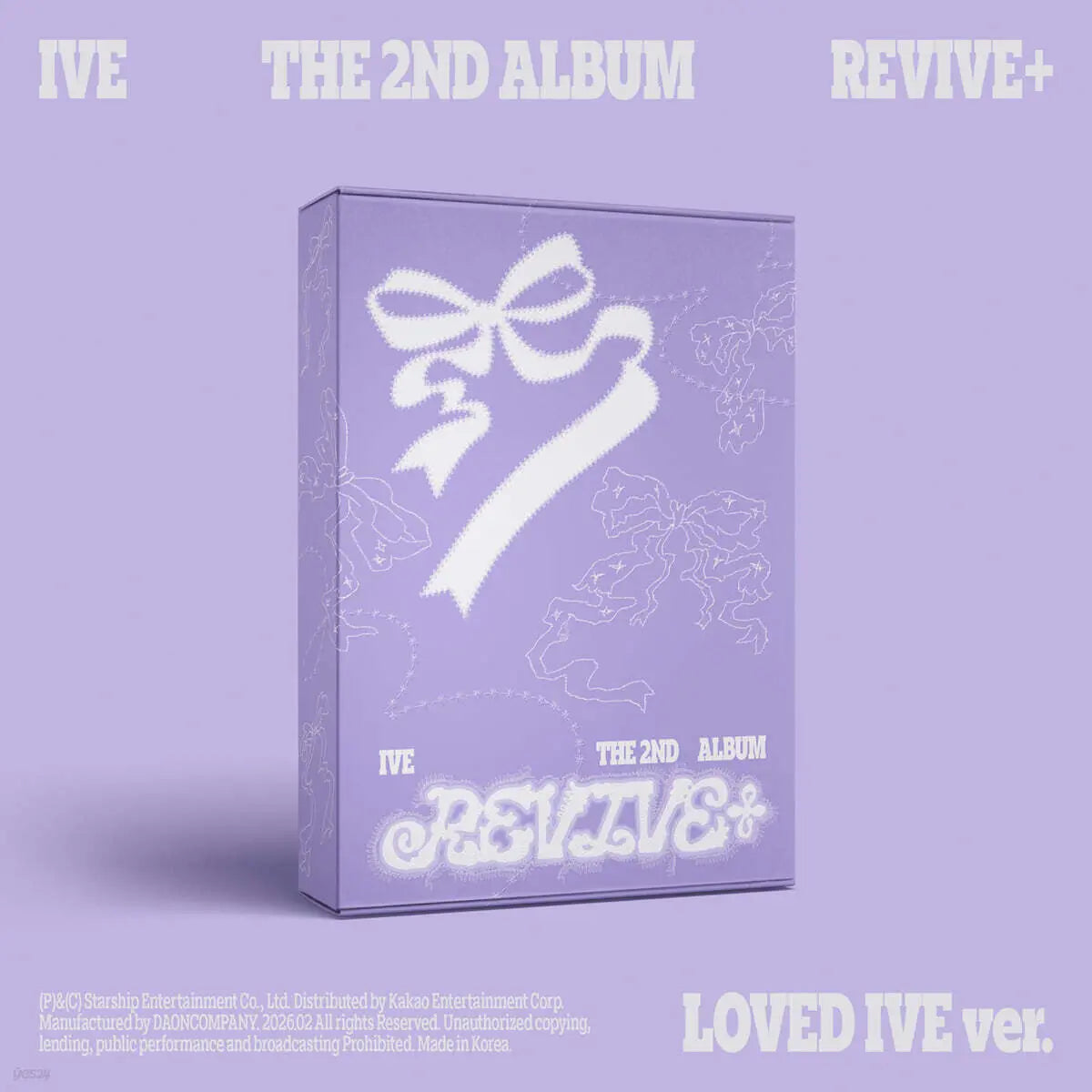 [IVY] IVE - The 2nd Album : REVIVE+ [LOVED IVE ver.] (Limited Edition) / IVE (아이브) - THE 2ND ALBUM : REVIVE+ [LOVED IVE ver.][한정반]
