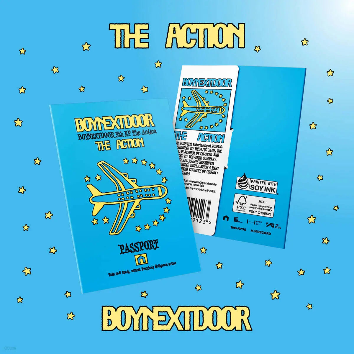 [Boynextdoor] BOYNEXTDOOR - 5th EP [The Action] (Weverse Albums ver.) / BOYNEXTDOOR (보이넥스트도어) - 5th EP [The Action][Weverse Albums ver.]