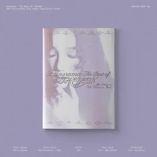 [K-Pop] PANORAMA : THE BEST OF TAEYEON [ARCHIVE BOOK VER]