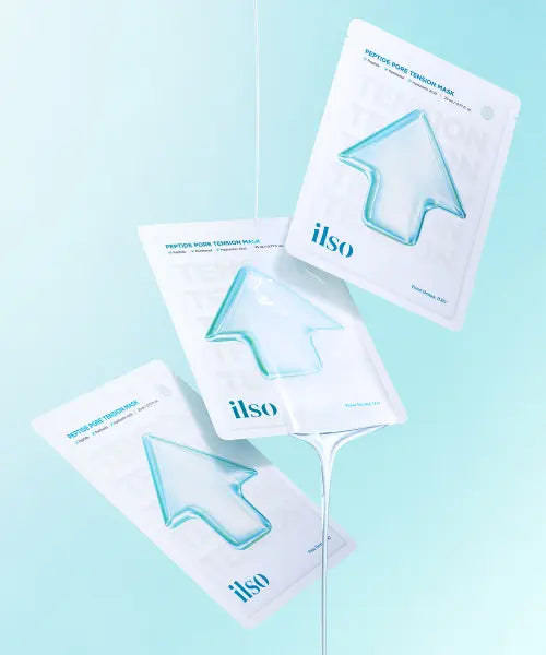 [ILSO] PEPTIDE PORE TENSION MASK (10 ea) / 펩타이드 모공 텐션 마스크 10매입